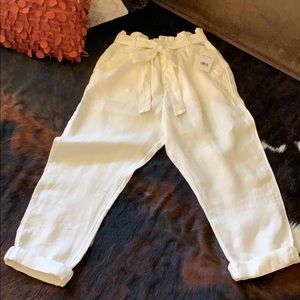 Free People paper bag waist capris